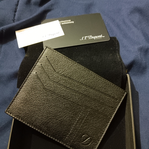 S.T. Dupont leather card holder and change holder - Picture 2 of 2